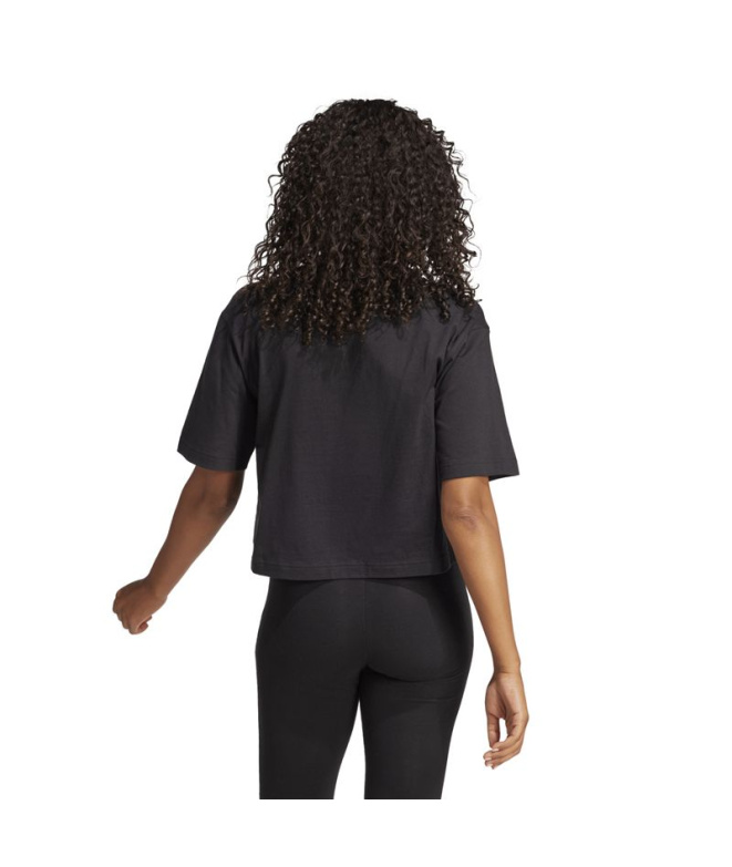 T-shirt Femme adidas Big Logo Sj Bf Noir/Blanc