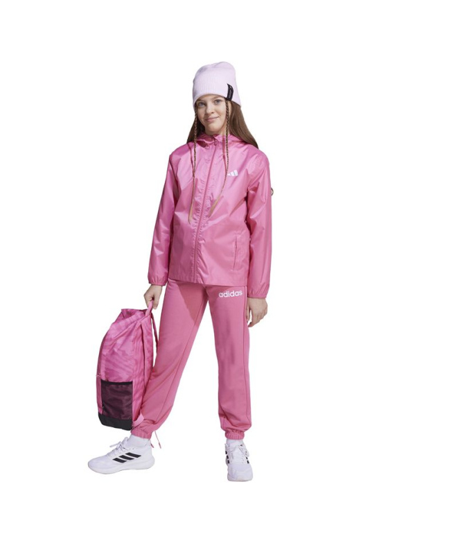 Coupe-vent de pluie adidas Enfant rose