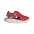 Sandales aquatiques adidas Spider-Man Enfant , bordeaux/noir/bleu