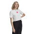 Camiseta adidas Adicolor 3D Trefoil branco Mulher