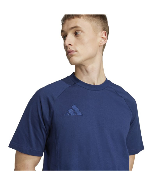Camiseta Futebol Homem adidas Tiro25 Azul