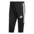 Calça Futebol Homem adidas Tiro26L TR3/4PT, preta/branca