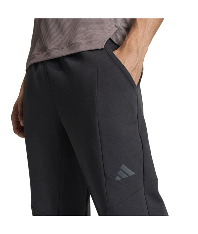 Calça Fitness Homem adidas D4T Knit Cuf preta