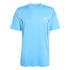 Camiseta Homem adidas Tech App Gf Fitness na cor azul-turquesa lúcida