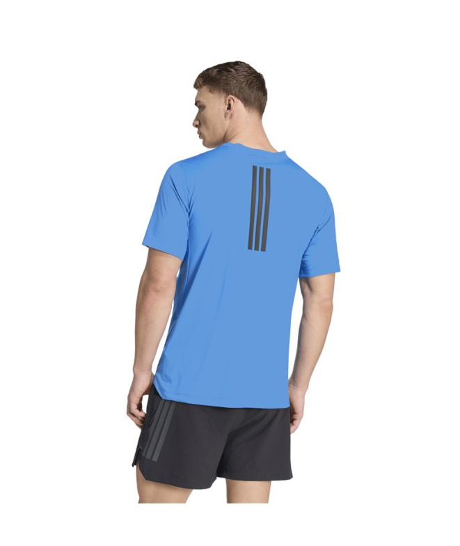 Camiseta Fitness Homem adidas D4T Power azul