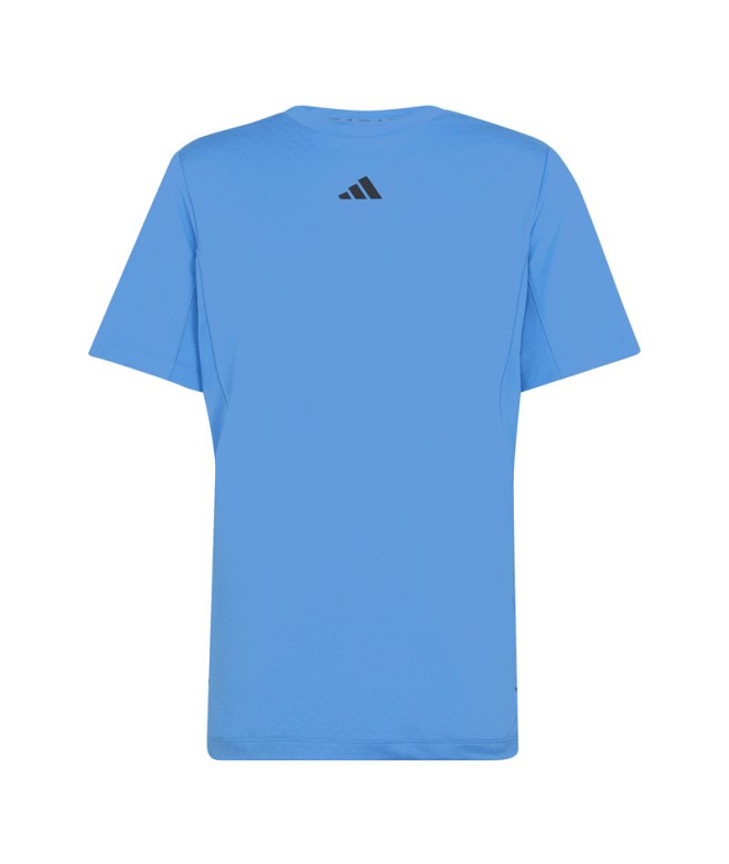 Camiseta Fitness Homem adidas D4T Power azul