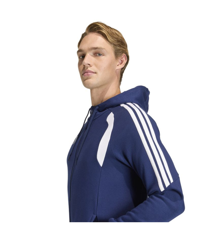 Moletom Futebol Homem adidas Tiro26L azul/branco