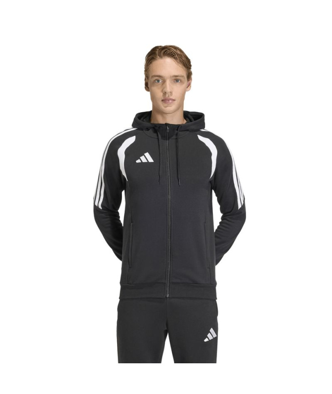 Moletom Futebol Homem adidas Tiro26L, preto/branco
