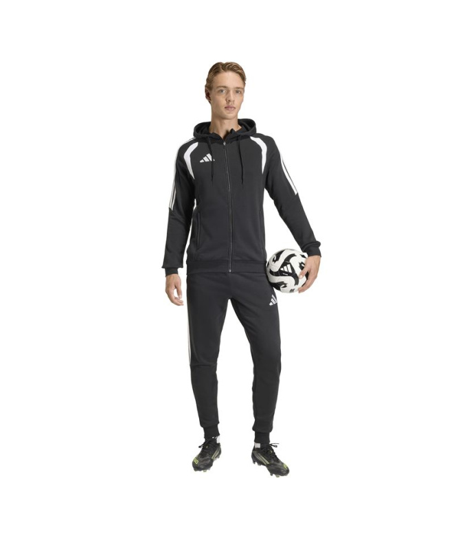 Sweat Football adidas Tiro26L Homme noir et blanc
