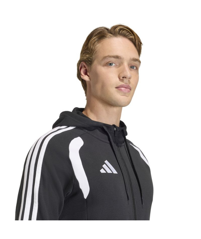 Sweat Football adidas Tiro26L Homme noir et blanc