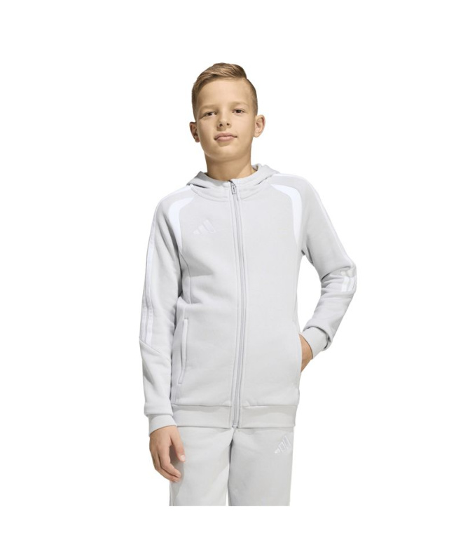 Sweat Football Enfant adidas Tiro26L Tmlggr/Blanc