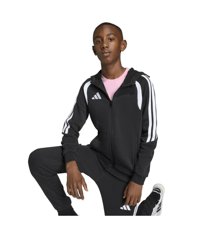 Sweat Football Enfant adidas Tiro26L Noir/Blanc