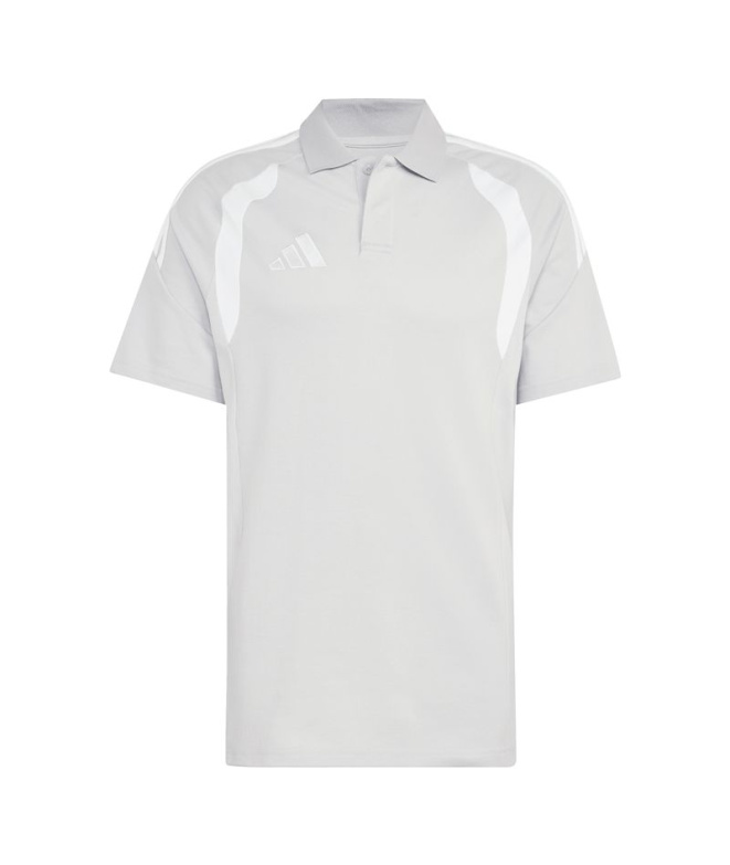 Polo Futebol Homem adidas Tiro26L Tmlggr/Branca