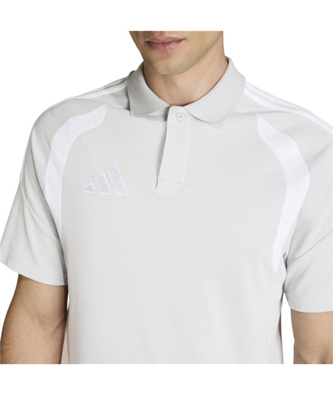 Polo Futebol Homem adidas Tiro26L Tmlggr/Branca
