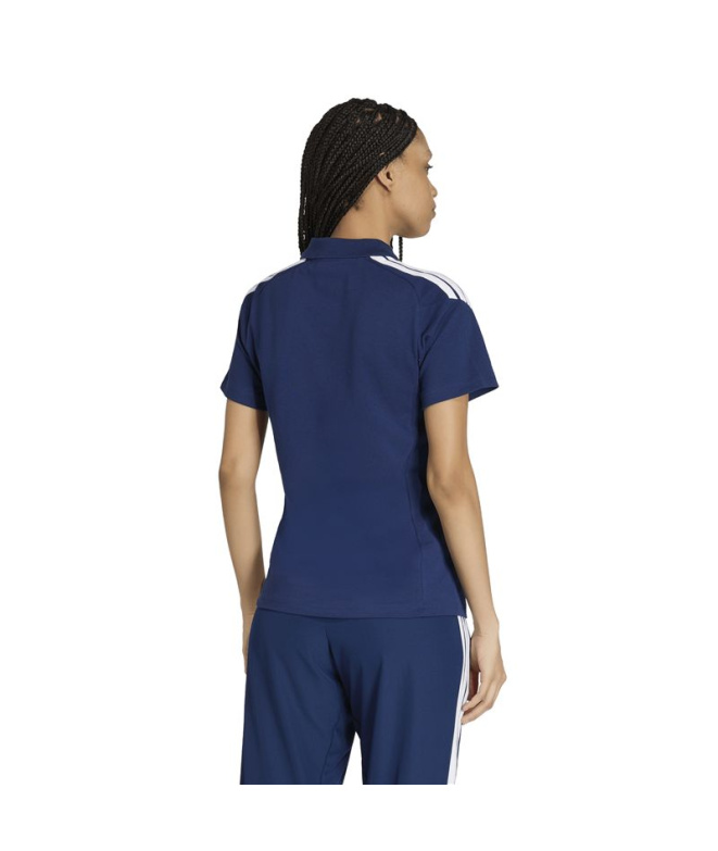 Polo Football Femme adidas Tiro26L bleu/blanc