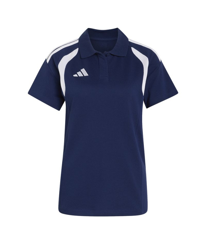 Polo Football Femme adidas Tiro26L bleu/blanc