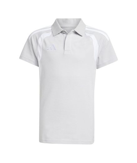 Polo Infantil adidas Tiro26L Futebol cor verde-oliva/branca