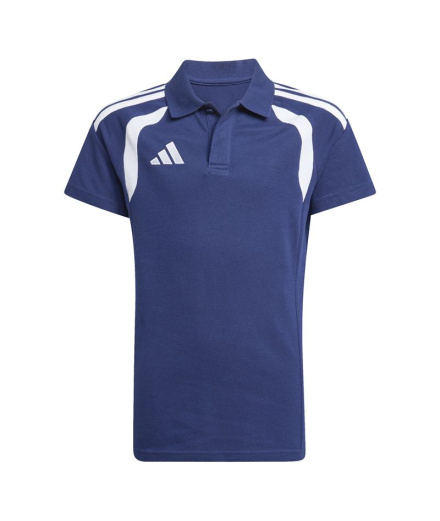Polo Infantil adidas Tiro26L Futebol azul/branca