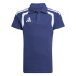 Polo Infantil adidas Tiro26L Futebol azul/branca