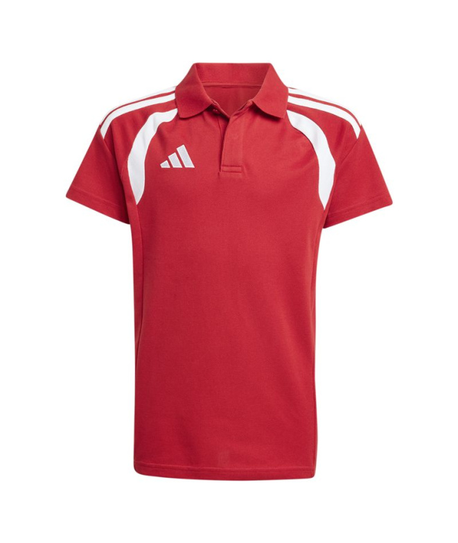 Polo Football Enfant adidas Tiro26L Tepore/Blanc