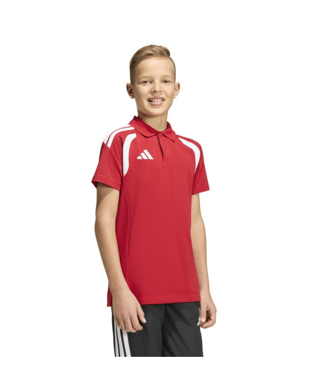 Polo Infantil adidas Tiro26L Futebol cor...