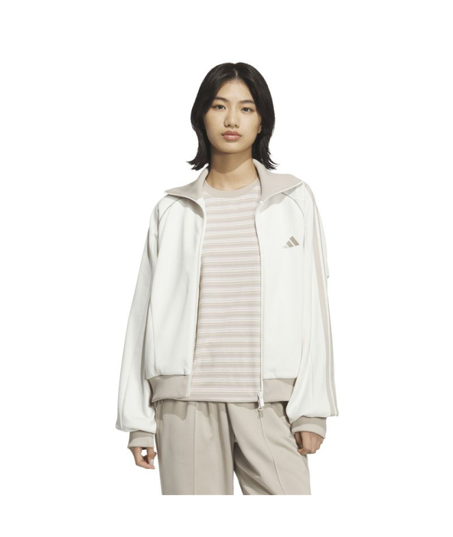 Veste Haut Veste adidas Femme blanche/beimar