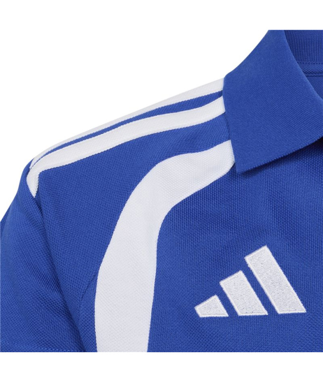 Polo de Fútbol adidas Tiro26L Infantil Azul/Blanco