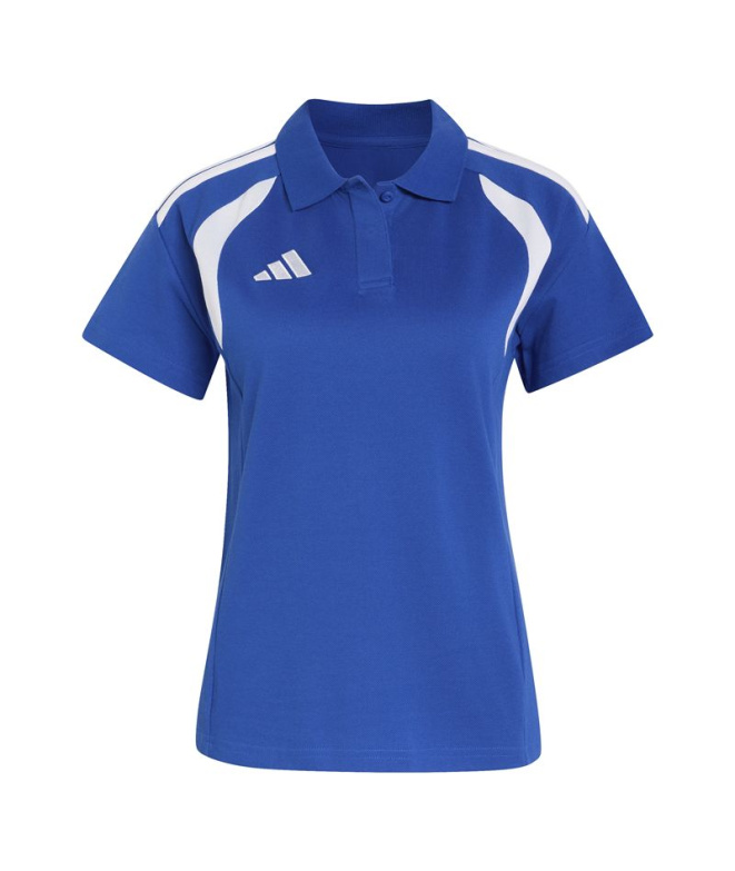 Polo Mulher adidas Tiro26L Futebol azul/branca