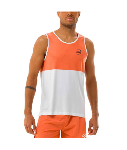 Camiseta Running Compressport Performance, lilás/azul...