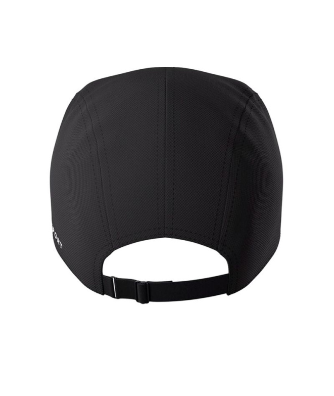 Casquette Running noire à 5 panneaux Compressport