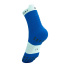 Meias Running Compressport Pro Racing V4.0 Run High, azul royal/branco