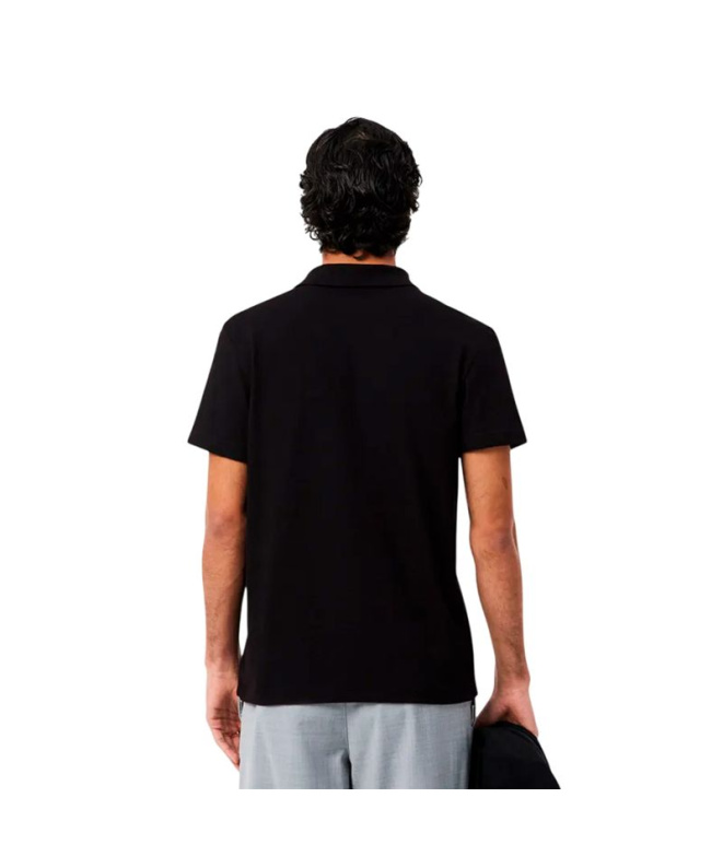 Polo Tennis noir Lacoste Core Performance Homme