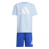 Conjunto Lk Bl T adidas Set 160 Infantil Azul Brilhante / Branco
