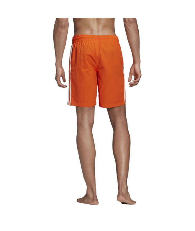 Fato de banho adidas 3 Bandas laranja Homem...