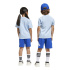 Conjunto Lk Bl T adidas Set 160 Infantil Azul Brilhante / Branco
