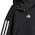 adidas Bebês Moletom I 3 Stripes Fl Hd Jog, preto/branco