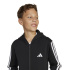 Sweat Enfant adidas 3-Stripes FL FZ HD Noir/Blanc