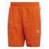 Fato de banho adidas 3 Bandas laranja Homem laranja