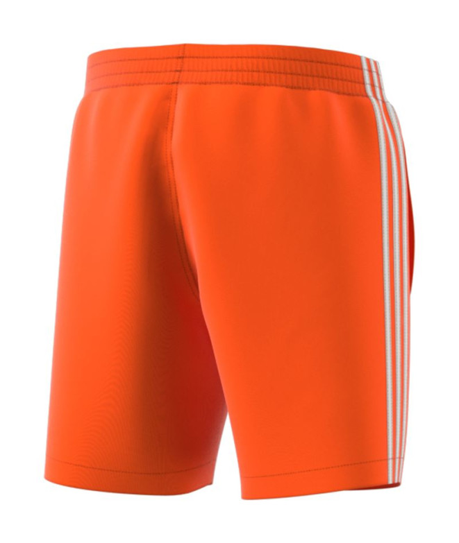 Fato de banho adidas 3 Bandas laranja Homem...
