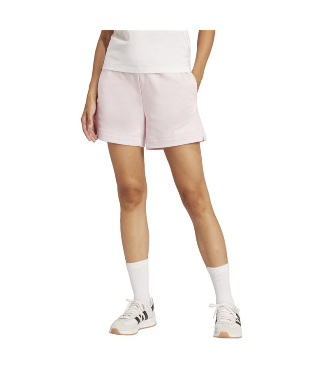 Calça Mulher adidas Linear Ft Sho rosa/branca