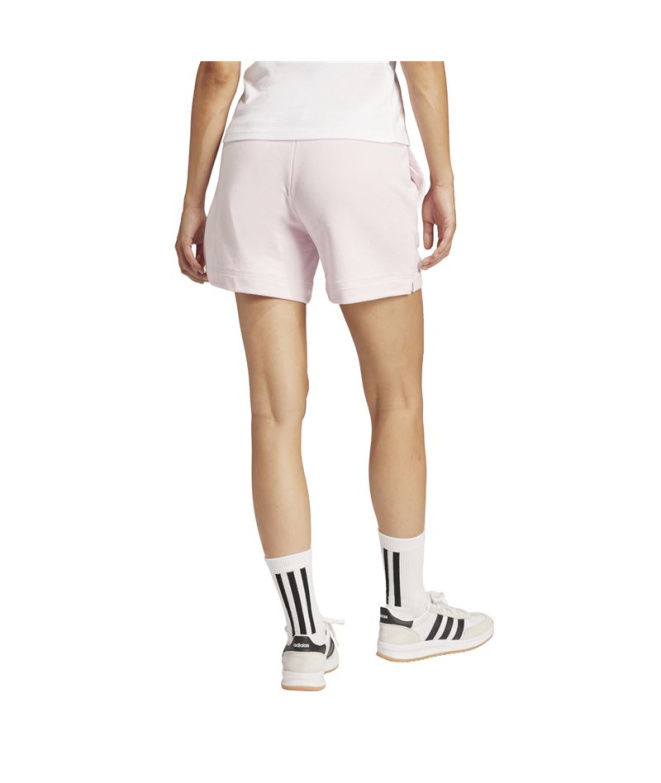 Pantalons adidas Linear Ft Sho Femme rose/blanc