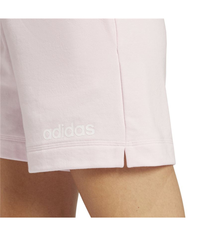 Calça Mulher adidas Linear Ft Sho rosa/branca