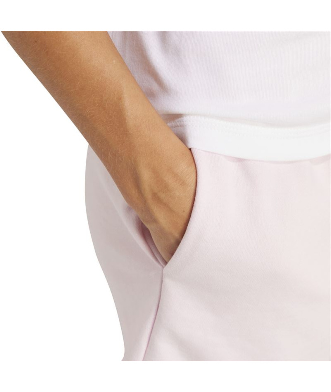 Calça Mulher adidas Linear Ft Sho rosa/branca