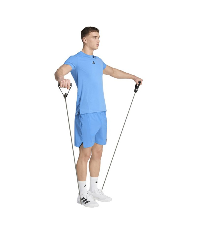 T-shirt Fitness adidas D4T Homme bleu