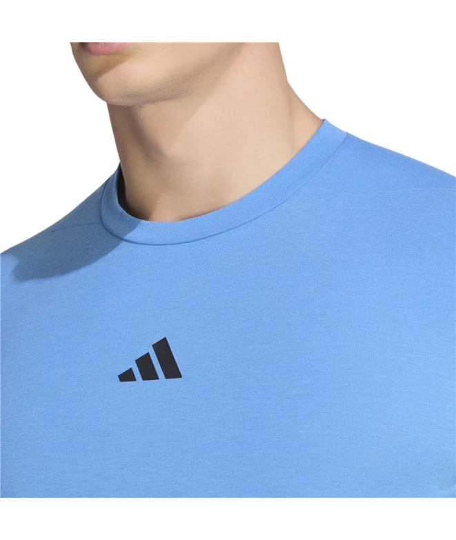 Camiseta Fitness Homem adidas D4T azul