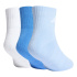 Calcetines adidas Kd Ank 3P Infantil Azul/Blanco/Azul