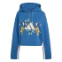 Moletom Mulher adidas Farm Hoodie para Fitness , cor Marosc/Preto