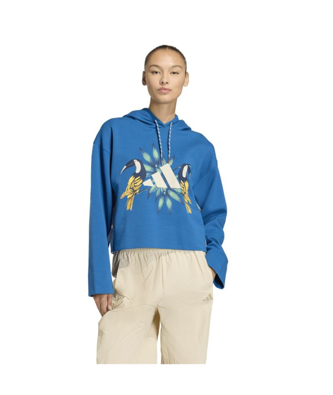 Moletom Mulher adidas Farm Hoodie para Fitness...