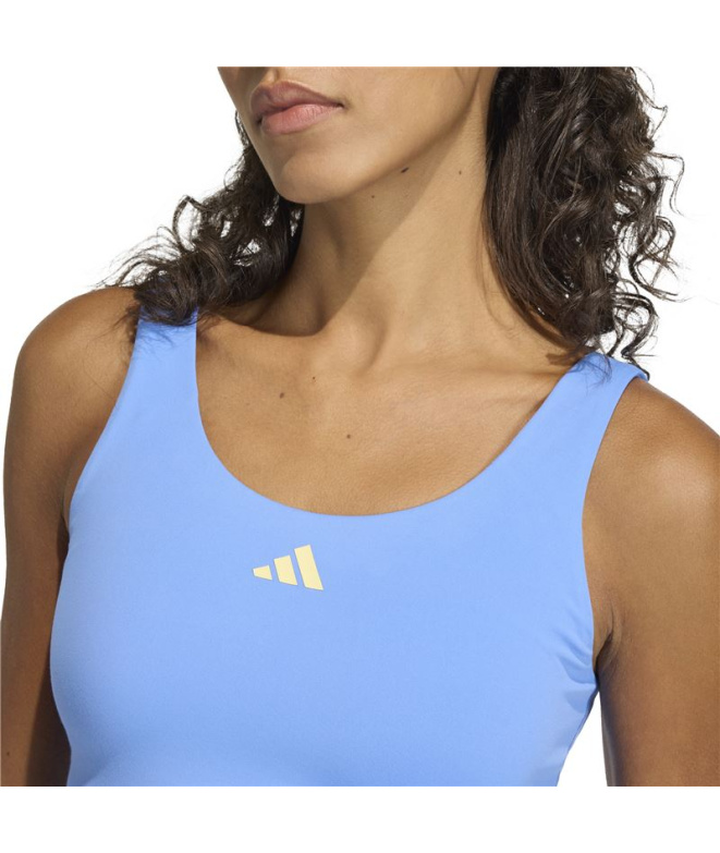Regata Mulher adidas 3Ss para Fitness , Camiseta