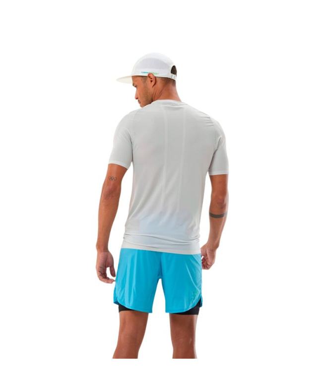 T-shirt Trail gris à manches courtes Homme...